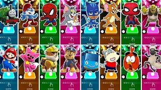 Tiles hop Video Megamix 🆚 Baby Shark Friends 🆚 Cocomelon 🆚 Pinkfong 🎶 Who Will Win1320 [upl. by Ttelrahc358]