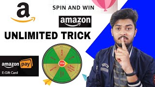 Amazon Free Gift Card Earning App 2023  Amazon Spin And Win Guarantee Reward  Amazon Free Voucher [upl. by Crystal]