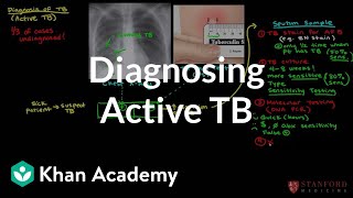 Diagnosing active TB  Infectious diseases  NCLEXRN  Khan Academy [upl. by Areemas]