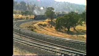 Tehachapi1990 SP With Two Sets Of Helpers  Tehachapi Loop [upl. by Atinehs]