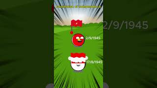 ASEAN Liberation 1945 countryballs asean japan usa history ww2 vietnam indonesia [upl. by Tdnerb]