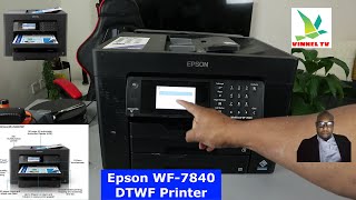 Epson Workforce WF 7840 DTWF Printer First Look is it Highquality or a Scam wifi printer [upl. by Stafford]