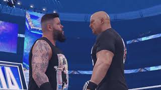 WWE 2K24 Stone Cold Steve Austin vs Kevin Owens [upl. by Rafael]