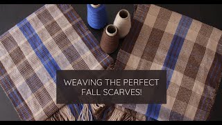 Weaving Two Fall Scarves with Gather TextilesThe Lakehouse Rigid Heddle Loom Pattern [upl. by Adnorhs]