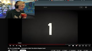 xQc Reacts to Kanye West amp Playboi Carti New Song quotCarnivalquot [upl. by Elegna]