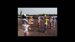 Winneba Masquerade festival 2013 Egyaa No2 group slowdance fancydress costumes [upl. by Nirol]