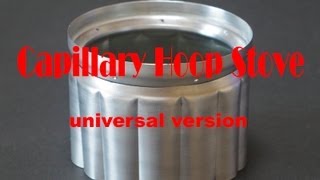 Capillary Hoop Stove  universal [upl. by Ahsilem]