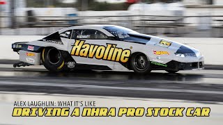 What its like to drive a NHRA Pro Stock Car [upl. by Haseefan]