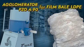 Agglomerator PZOA90  production of an agglomerate from a film [upl. by Son]