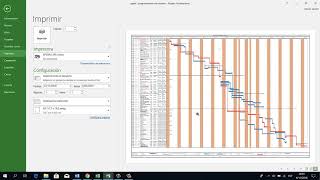 convertir de MS PROJECT a PDF 2018 imprimir [upl. by Lekym]