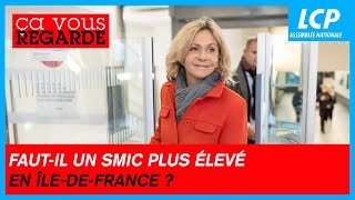 Fautil un SMIC plus élevé en ÎledeFrance   Ça vous regarde  21092023 [upl. by Fendig]