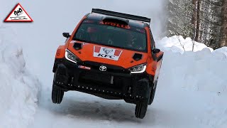 Test Day Rally Sweden 2024  Georg Linnamäe  Toyota GR Yaris Rally2 Passats de canto [upl. by Nonnag]