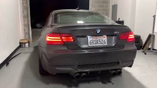 E92 M3 COLD START ON E85 [upl. by Steffin]