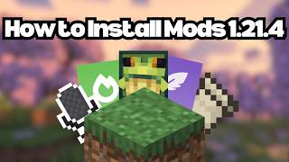 How to Download amp Install Minecraft Mods  Fabric 1214 Java [upl. by Hayyifas]