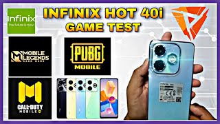 Infinix Hot 40i  Game Test  Specification  Price  MLBB  PUBG  CODM  FARLIGHT [upl. by Perce112]