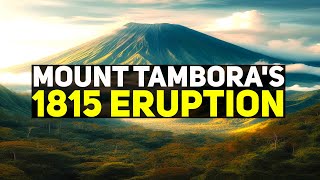 The Massive 1815 Eruption of Mount Tambora amp The Global Volcanic Winter It Created [upl. by Badr]