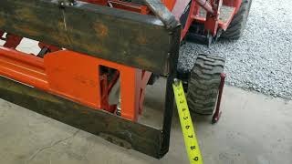 Kubota BX23S Quick Attach Pallet Fork Build pt1 [upl. by Garvy149]