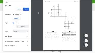 How to make crossword puzzle easily [upl. by Ynahteb]