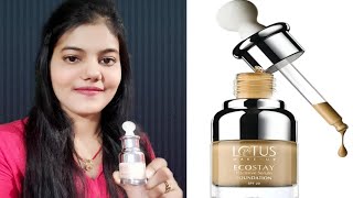 Lotus Serum Foundation Review 💖 Honest Review 💖Rimjhim Sharma 💖 [upl. by Niamreg]