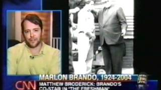 Larry King  Marlon Brandos death  July 2 2004 24 [upl. by Anastasia270]