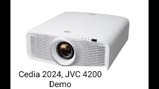 Cedia 2024 New JVC RS4200 demo [upl. by Ekud715]