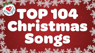 Top 104 Christmas Songs and Carols with Lyrics 🌟🎄 Best Christmas Song Playlist 5 Hours [upl. by Fates]