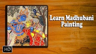 Learn How to Make Madhubani Painting  Madhubani Art  Basic Painting Techniques [upl. by Ariela262]