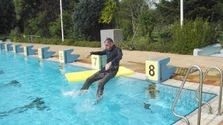 Nasse Klamotten zum Saisonende 2013 im Freibad Kropp [upl. by Duile]