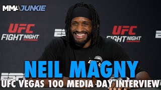 Neil Magny Wants to Let it be Known Im Still a Force vs Carlos Prates  UFC Vegas 100 [upl. by Cinomod]