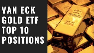 GOLD ETF ANALYZED  TOP 10 GOLD STOCKS DISCUSSED  BARRICK RANDGOLD [upl. by Yenffad]