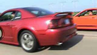 procharged V6 vs GTO vs Mach 1 [upl. by Anytsirk]