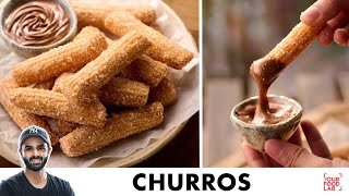 Eggless Churros Recipe  Perfect amp Easy Churros  चुरोस बनाने का आसान तरीका  Chef Sanjyot Keer [upl. by Unders]