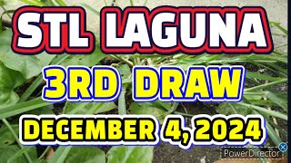 STL LAGUNA RESULT TODAY 3RD DRAW DECEMBER 4 2024 8PM  WEDNESDAY [upl. by Sidonie]