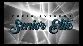 Cheer Extreme Senior Elite 201819 [upl. by Erl]