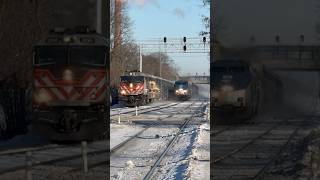 TRAIN RACE on the BNSF Racetrack [upl. by Atsirhcal]