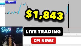 Live Trading NAS100 1843 Under One Hour Using Supply amp Demand Strategy FOREX [upl. by Thorstein798]