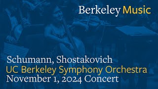 UC Berkeley Symphony Orchestra Schumann Shostakovich 11124 [upl. by Myrwyn]