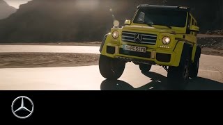 MercedesBenz G500 4x4² Expecting the new show car G 500 4x4² [upl. by Litnahc]