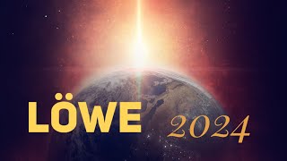 Löwe ♌️ Jahreslegung 2024✨Du wirst zu deinem Glück geführt Große Chancen wahre Erfüllung zu finden [upl. by Nivar]