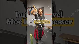 Kriegsmesser VS Longsword  Which cuts better hema cuttingskills fencing martialarts dnd [upl. by Ahsimot]