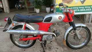 Kho xe cổ Honda 1968 rất dữ thích hợp cho Anh em sưu tầm để trưng bày 0989888439 [upl. by Letsirc]