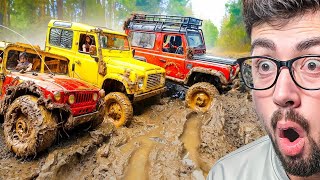 REACCIONANDO A TODOTERRENOS RADIO CONTROL EN EL BARRO RC 😱 [upl. by Sherburn728]