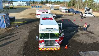 Live Fire Training  Grande Prairie Fire Department  Grande Prairie AB [upl. by Caprice625]