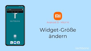 WidgetGröße ändern  Xiaomi Android 13  MIUI 14 [upl. by Adnical934]