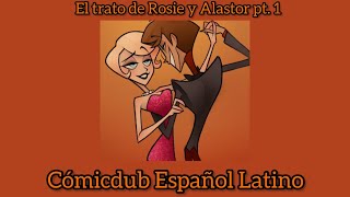 El Trato de Alastor y Rosie pt1 Comicdub Español Latino fandub hazbinhotel alastorhazbinhotel [upl. by Hteik431]