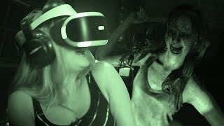 How Scary is The Resident Evil 7 Kitchen Demo in PS VR [upl. by Nosaes]