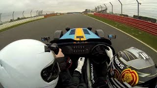 Caterham 620R lap of Silverstone with F1 driver Kamui Kobayashi [upl. by Malony]