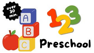 The Best of Preschool Learning Videos  Learn ABCs Counting Opposites  More [upl. by Ycats99]