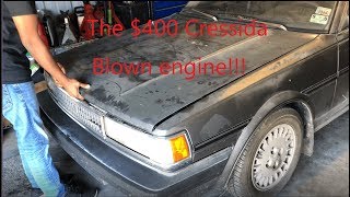 The 400 1988 toyota cressida head gasket removal 5mge [upl. by Erlin]