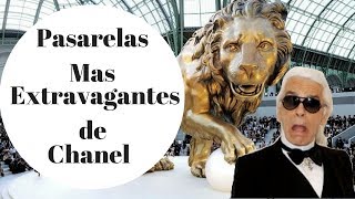 Top 5  Las Pasarelas Mas Extravagantes de Chanel [upl. by Horst12]